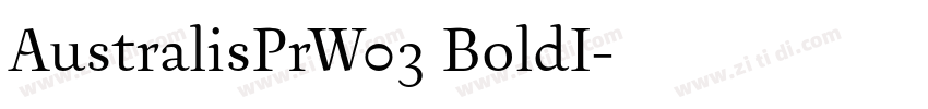 AustralisPrW03 BoldI字体转换 AustralisPrW03 BoldI字体转换